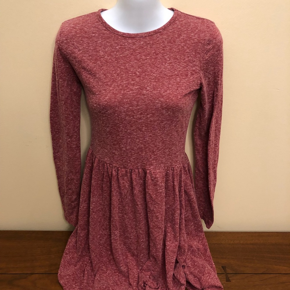 Heather Red Longsleeve ASOS Dress